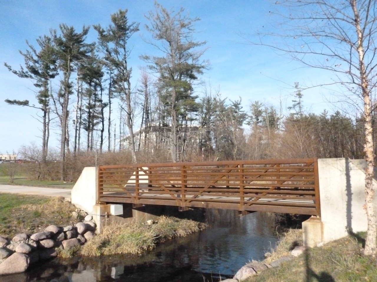 Fehr Graham helped design the pedestrian bridge in Rock Valley College in Rockford, Illinois.